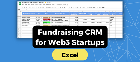 fundraising CRM for web3 startups